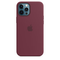 Apple iPhone 12 Pro Max Silicone Case with Magsafe - Plum