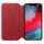 Apple iPhone X / XS Leder Folio Case - Rot