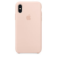 Apple iPhone X / XS Leder Case - Pink Sand