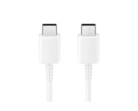 Samsung quick charger 25W with USB C charging cable 1.2m in white