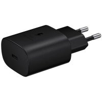Samsung quick charger 25W with USB C charging cable 1.2m in black