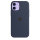 Apple iPhone 12 Mini Silikon Case mit Magsafe - Dunkelmarine