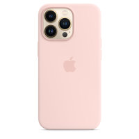 Apple iPhone 13 Pro Silikon Case mit Magsafe - Kalkrosa