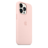Apple iPhone 13 Pro Silicone Case with Magsafe - Chalk Pink
