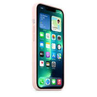 Apple iPhone 13 Pro Silikon Case mit Magsafe - Kalkrosa
