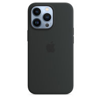 Apple iPhone 13 Pro Silikon Case mit Magsafe - Mitternacht