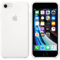 Apple iPhone 7 / 8 Silikon Case Weiß