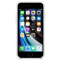 Apple iPhone 7 / 8 Silikon Case - Weiß
