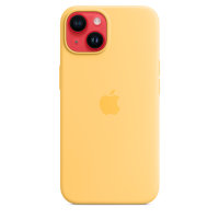 Apple iPhone 14 Silikon Case mit Magsafe - Sonnenlicht