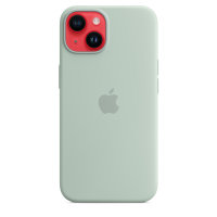 Apple iPhone 14 Silikon Case mit Magsafe - Agavengr�n