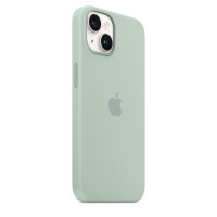 Apple iPhone 14 Silikon Case mit Magsafe - Agavengrün