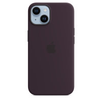 Apple iPhone 14 Sililkon Case mit Magsafe - Holunder