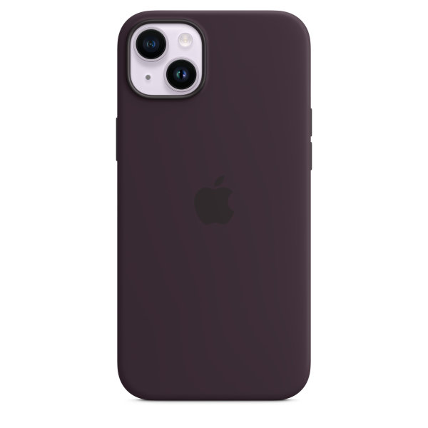 Apple iPhone 14 Plus Silikon Case mit Magsafe - Holunder