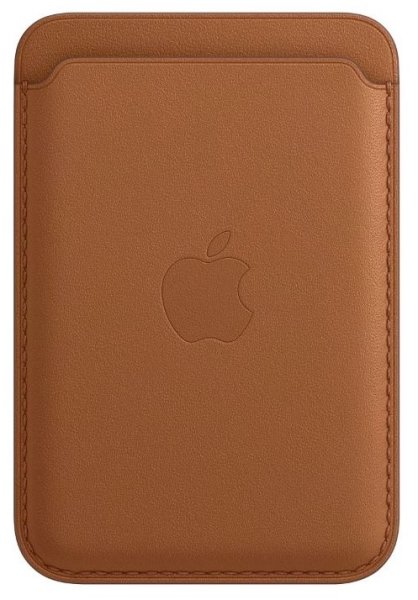 Apple iPhone Leder Wallet mit Magsafe Sattelbraun
