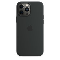 Apple iPhone 13 Pro Max Silikon Case mit Magsafe - Mitternacht