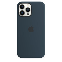 Apple iPhone 13 Pro Max Silikon Case mit Magsafe - Abyssblau