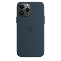 Apple iPhone 13 Pro Max Silicone Case with Magsafe - Abyss Blue