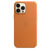 Apple iPhone 13 Pro Max Leder Case mit Magsafe - Goldbraun