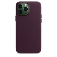 Apple iPhone 13 Pro Max Leather Case with Magsafe - Dark Cherry