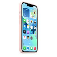 Apple iPhone 13 Silikon Case mit Magsafe - Kalkrosa