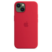 Apple iPhone 13 Silikon Case mit Magsafe - Rot