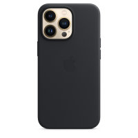 Apple iPhone 13 Pro Leather Case with Magsafe - Midnight