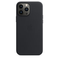 Apple iPhone 13 Pro Max Leder Case mit Magsafe - Schwarz