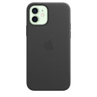 Apple iPhone 12 | 12 Pro Leder Case mit Magsafe - Schwarz