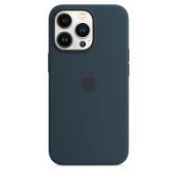 Apple iPhone 13 Pro Silicone Case with Magsafe - Abyss Blue