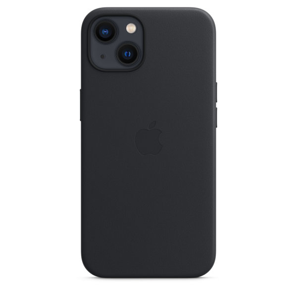 Apple iPhone 13 Leder Case mit Magsafe - Mitternacht