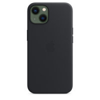 Apple iPhone 13 Leder Case mit Magsafe - Mitternacht