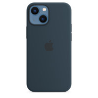 Apple iPhone 13 Mini Silicone Case with Magsafe - Abyss Blue