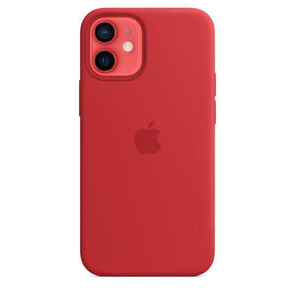 Apple iPhone 12 Mini Silicone Case with Magsafe - Red