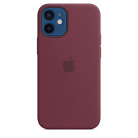 Apple iPhone 12/12 Pro Silicone Case with Magsafe Plum