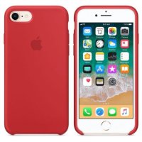 Apple iPhone 7/8 Silicone Case - Red