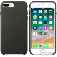 Apple iPhone 7 / 8 Plus Leder Case - Schwarz