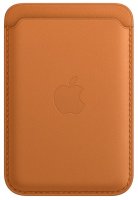 iPhone Leather Wallet with MagSafe - Golden Brown