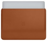 Apple leather sleeve Macbook Pro 15 inch - saddle brown