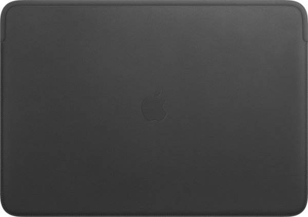 Apple leather sleeve Macbook Pro 16 inch - Black