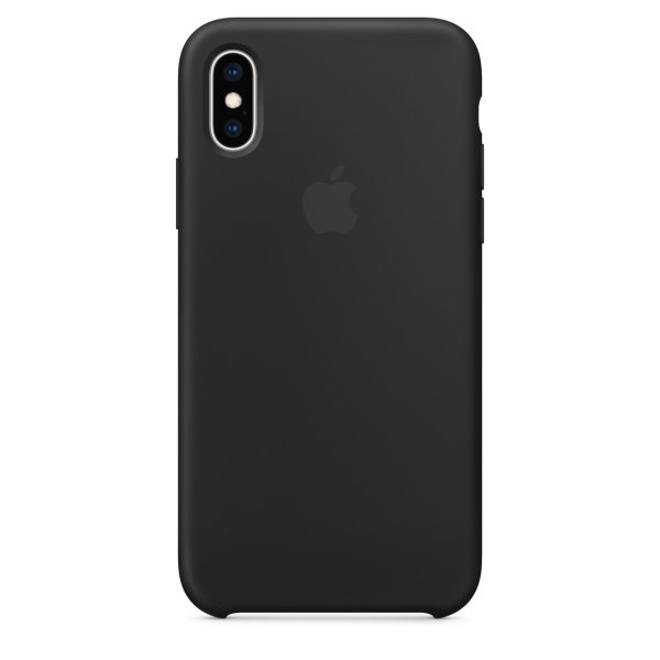 Apple iPhone X/ XS Silikon Case - Schwarz