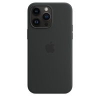 Apple iPhone 14 Pro Max Silikon Case mit Magsafe - Mitternacht