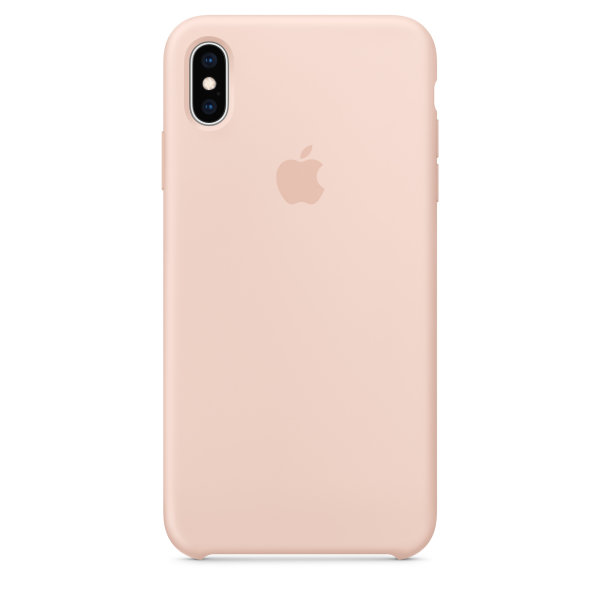 Apple iPhone XS Max Silicone Case - Sand pink
