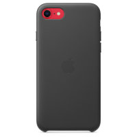 Apple iPhone SE 2. Gen (2020) Leder Case - Schwarz