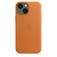 Apple iPhone 13 Mini Leder Case mit MagSafe - Goldbraun