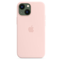 Apple iPhone 13 Mini Silicon Case with MagSafe - Chalk Pink