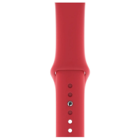 Apple Watch 42/44/45mm Silicone Sport Band - Red