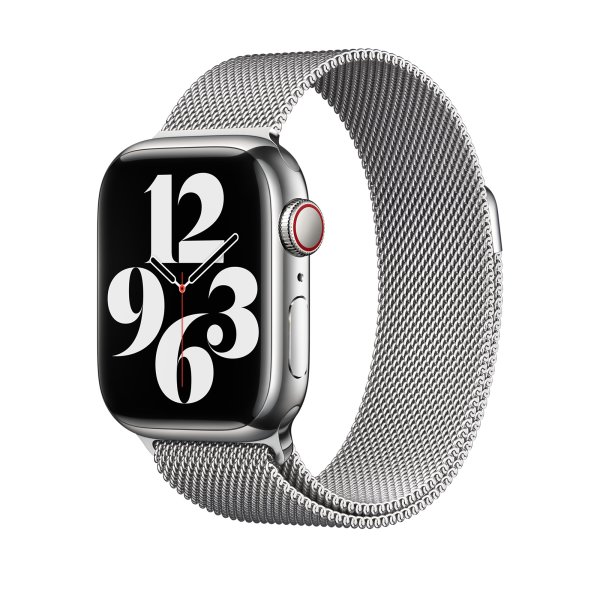 Apple Watch 38/40/41mm Milanese Strap - Silver