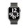 Apple Watch 38/40/41mm Milanaise Armband - Schwarz/Graphit