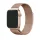 Apple Watch 42/44/45mm Milanaise Armband - Rosegold