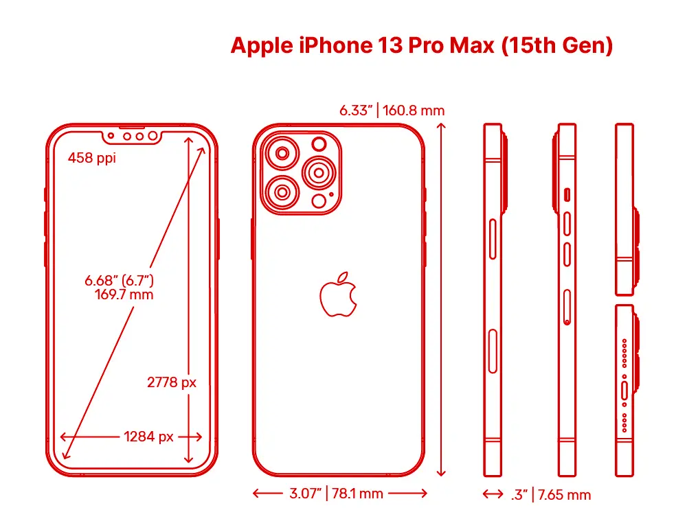 Apple iPhone 13 Pro Max Smartphone Modell
